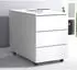 VCM Dalosa Rollcontainer 3 Schubladen, weiß, 39x70x55cm (Dalosa703SB)