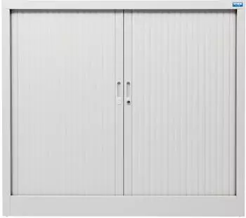 STIER Rollladenschrank Basic 2 Fachb&ouml;den 1070x1200x450mm lichtgrau (904419)