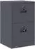 vidaXL Aktenschrank anthrazit 45,5x42x74,5cm kaltgewalzter Stahl (891612)