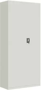 vidaXL Aktenschrank hellgrau 90x40x200cm Stahl (339761)