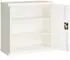 vidaXL Aktenschrank, Stahl, weiß, 90x40x90cm (339728)