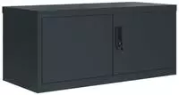 vidaXL Aktenschrank Anthrazit 90x40x40 cm Stahl