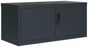 vidaXL Aktenschrank anthrazit 90x40x40cm Stahl (339719)