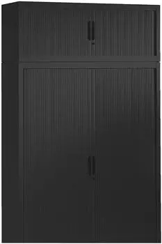 C+P Omnispace Aufsatz-Rollladenschrank 1200x420x450mm, schwarzgrau