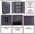 MCW Aktenschrank H17 2 Türen, Metall, hellgrau, 140x90x40cm (800000502270)