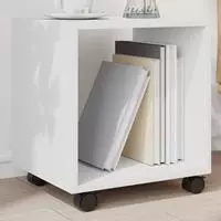 vidaXL Rollschrank Wei&szlig; 37x33x42,5 cm Holzwerkstoff