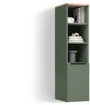 Livinity Piave Universalschrank gr&uuml;n, 1 T&uuml;r, Holzwerkstoff, 30,2x120x40cm (800001620106)