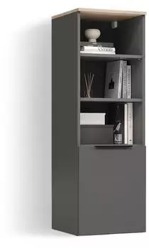 Livinity Piave Universalschrank anthrazit/Sonoma Eiche, 1 T&uuml;r (58759)