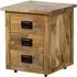 Massivmoebel24 Railway 1003 Rollcontainer Mango, natur lackiert, 50x50x60cm (09-680-772-0103)