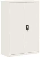 vidaXL Aktenschrank Wei&szlig; 90x40x140 cm Stahl