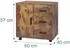 Relaxdays Rollcontainer, abschließbar, 60x40x57cm (10052348_8208)