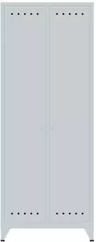 Bisley Fern Maxi Kleiderschrank Stahl, lichtgrau, 70x51x180cm (FERMAX645)