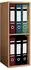 VCM Offas Büroregal 2-Fach, 34x72x30cm, buche (916746)