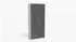 Mid.you Office Edition SW Set 1 Aktenschrank hoch, grau/Anthrazit Hochglanz, 8 Fächer, 168,8x185,6x33cm