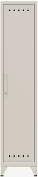 Bisley Fern Locker Garderobenschrank mit Kleiderstange & Hutboden, 38x51x180cm, verkehrsweiß (FERLOC696)