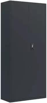 vidaXL Aktenschrank Stahl anthrazit 90x40x200cm