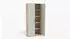 Mid.you Office Edition Aktenschrank grau/Sonoma Eiche, 4 Fächer, 84,4x185,6x33cm (001067016809)