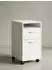 KADIMA DESIGN Rollcontainer WL5.901 weiß, 33x63x38cm, 1 Tür (WL5.901)