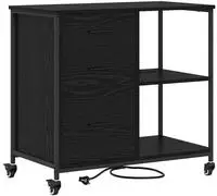 vidaXL Schrank mit Ladestation 76 x 41 x 72 cm Holzwerkstoff