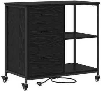 vidaXL Schrank mit Ladestation 76x41x72cm Holzwerkstoff
