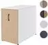 MCW Aktenschrank Q27 weiß, Holzfront, Metall 74x43x80cm (101822)