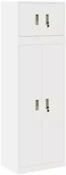 vidaXL Aktenschrank 2er-Set 60x40x180cm Stahl abschlie&szlig;bar