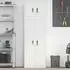 vidaXL Aktenschrank 2er-Set 60x40x180cm Stahl abschließbar
