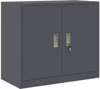 vidaXL Aufbewahrungsschrank Anthrazit 80 x 40 x 70 cm Stahl