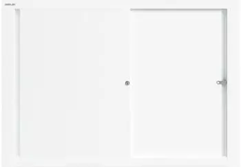 Bisley Schiebet&uuml;renschrank ECO 1200x839x430mm, verkehrswei&szlig; (SD12081S696)