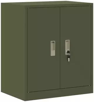 vidaXL Aufbewahrungsschrank olivgr&uuml;n 60x40x70cm Stahl (891722)