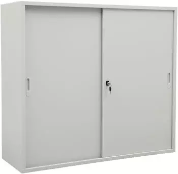 STIER Schiebet&uuml;renschrank 1080x1200x420mm lichtgrau (907421)