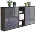 Mid.you Office Edition SW SET 8 Aktenschrank anthrazit, 6 Fächer, 212,9x113,6x33cm (001067017501)