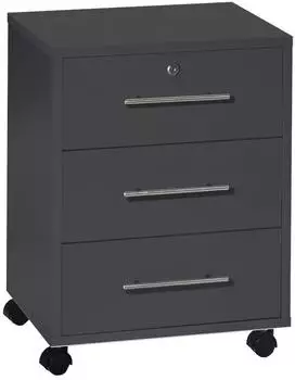 Mid.you Office Edition Rollcontainer 3 Schubladen, anthrazit (001067006419)
