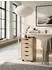 KADIMA DESIGN Rollcontainer MDF Sonoma 5 Schubladen 33x64x38cm