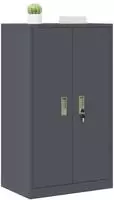 vidaXL Aufbewahrungsschrank Anthrazit 60 x 40 x 105 cm Stahl