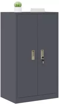 vidaXL Aufbewahrungsschrank anthrazit, Stahl, 60x40x105cm (891732)