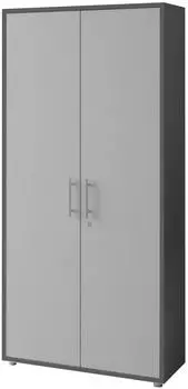 Mid.you Office Edition Aktenschrank anthrazit, 4 F&auml;cher, 84,4x185,6x33cm (001067016815)