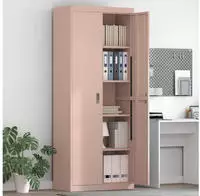 vidaXL Aufbewahrungsschrank Rosa 80 x 40 x 200 cm Stahl
