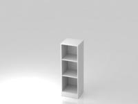 Hammerbacher Regal Solid V6050/W 3OH 40,6x40x127cm wei&szlig;