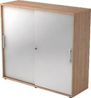Hammerbacher Schiebet&uuml;renschrank Serie 9 3OH BxTxH 120x40x110cm Griff RE