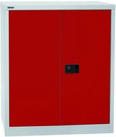 Bisley Fl&uuml;gelt&uuml;renschrank Universal, 1 Fachboden, 2 OH, Farbe Korpus lichtgrau,