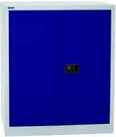 Bisley Fl&uuml;gelt&uuml;renschrank Universal, 1 Fachboden, 2 OH, Farbe Korpus lichtgrau,