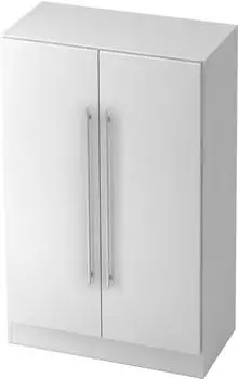 Hammerbacher Schrank 3 OH 80x42x127cm wei&szlig;/wei&szlig; (V7550/W/W/RE)