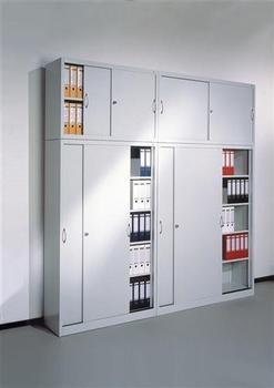 CP Möbelsysteme Aktenschrank Serie 2000 120x79x40cm lichtgrau