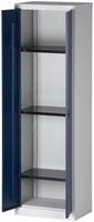 Bisley Fl&uuml;gelt&uuml;renschrank Universal, 4 Fachb&ouml;den, 5 OH, B 600 mm, Farbe Korpus l