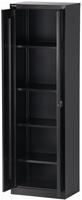 Bisley Fl&uuml;gelt&uuml;renschrank Universal, 4 Fachb&ouml;den, 5 OH, B 600 mm, Farbe schwarz