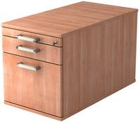Hammerbacher Rollcontainer 80cm 1 Schub 1 H&auml;ngeregistratur Schloss Chromgriff