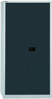 Bisley Fl&uuml;gelt&uuml;renschrank Universal, 4 verzinkte Fachb&ouml;den, 5 OH, T 500 mm, Farb