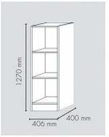 Hammerbacher Regal Solid V6500/6 3OH 80x40x127cm buche