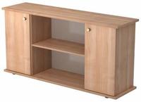 Hammerbacher-Sideboard 2 T&uuml;ren 166cm SG Nussbaum/Nussb.-VSB2T/N/N/SG